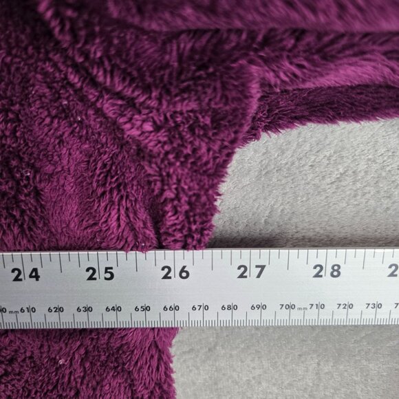 Womens North Face Purple Full Zip Fleece Jacket Polyester Long Sleeve Size XXXL - Picture 8 of 10